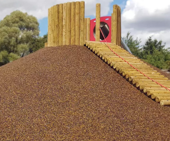 TigerMulch bonded rubber mulch safety surface Redlynch Leisure