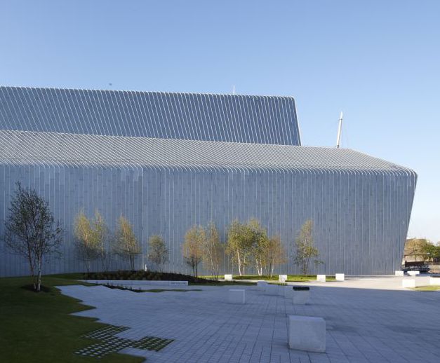 Zinc cladding Zaha Hadid's Riverside Museum, Glasgow RHEINZINK