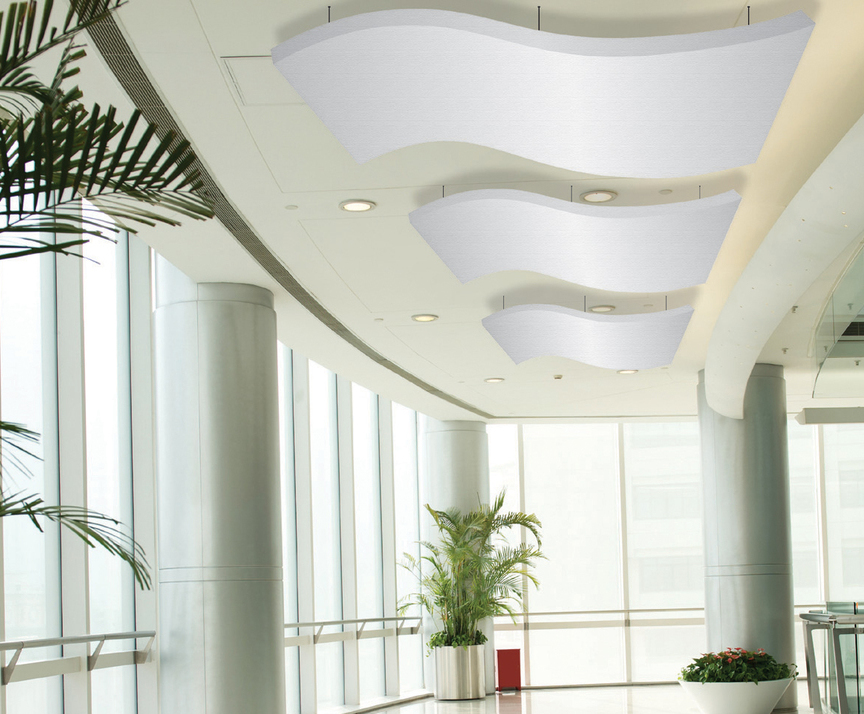 Wavesorba™ suspended acoustic panels | Soundsorba® | ESI Building Design