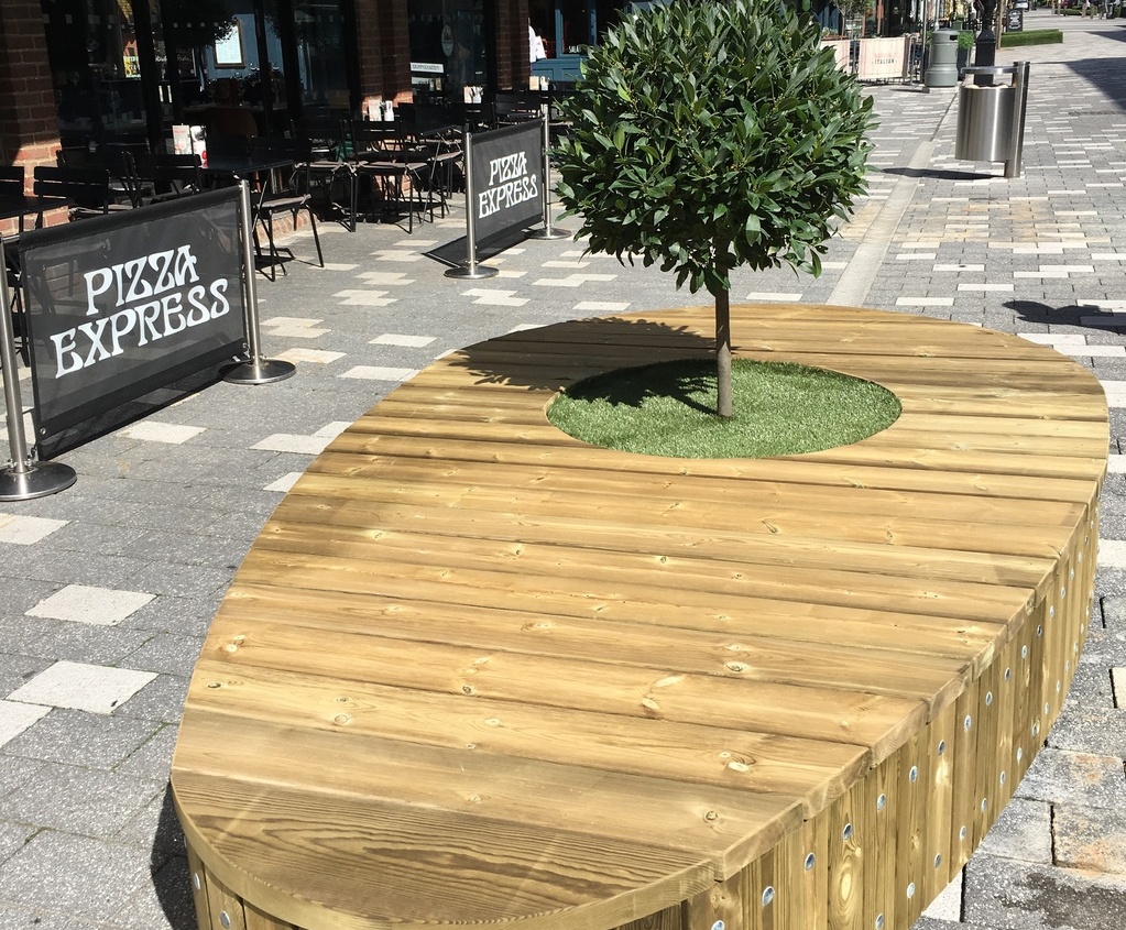 Planter Islands Street Design ESI External Works