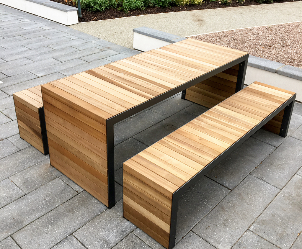 Outdoor Furniture For University Courtyard Refurbishment 