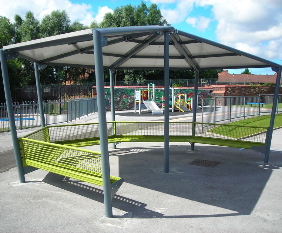 School shelters Bailey Streetscene ESI External Works