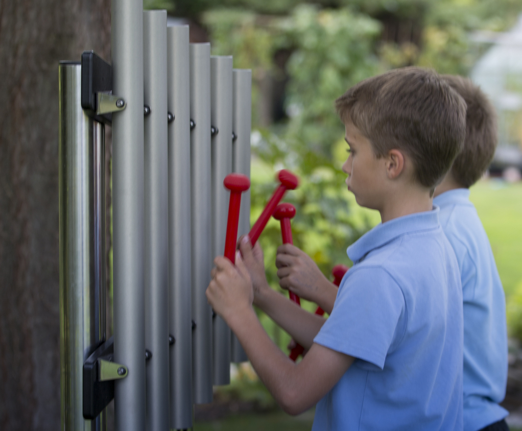 Freechimes outdoor musical chimes Percussion Play ESI External Works