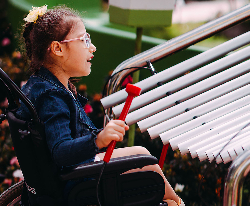 Papilio outdoor metallophone Percussion Play ESI External Works
