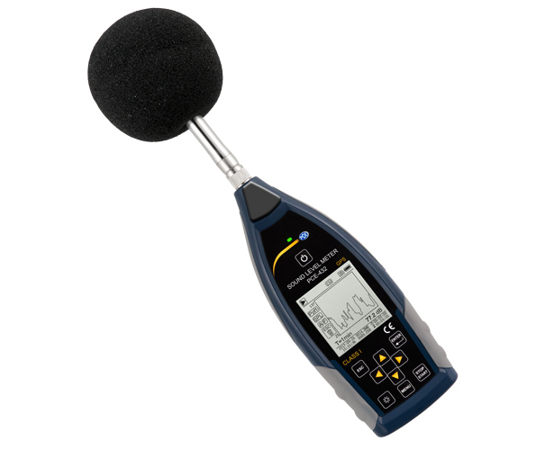 PCE432 Class 1 datalogging decibel meter with GPS PCE Instruments UK