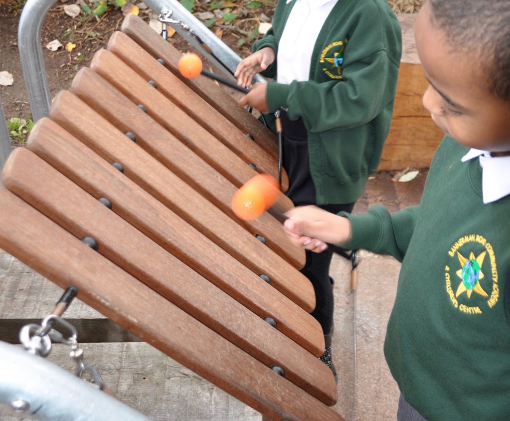 Steelframed xylophone for outdoor areas Acoustic Arts ESI External