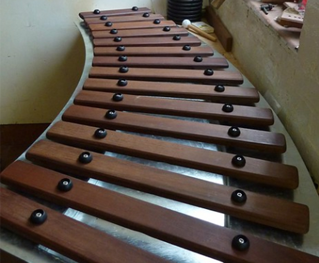Large wall mounted xylophone for musical play Acoustic Arts ESI