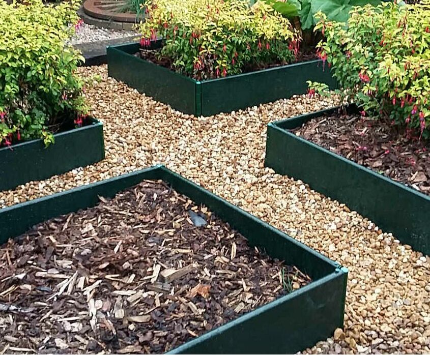 Recycled uPVC build-a-bed raised planter bed kit | Suregreen | ESI ...