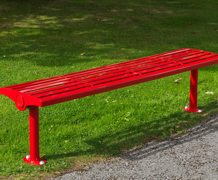Embden Mild Steel Bench Goose Foot Street Furniture Esi Embden Mild Steel Bench