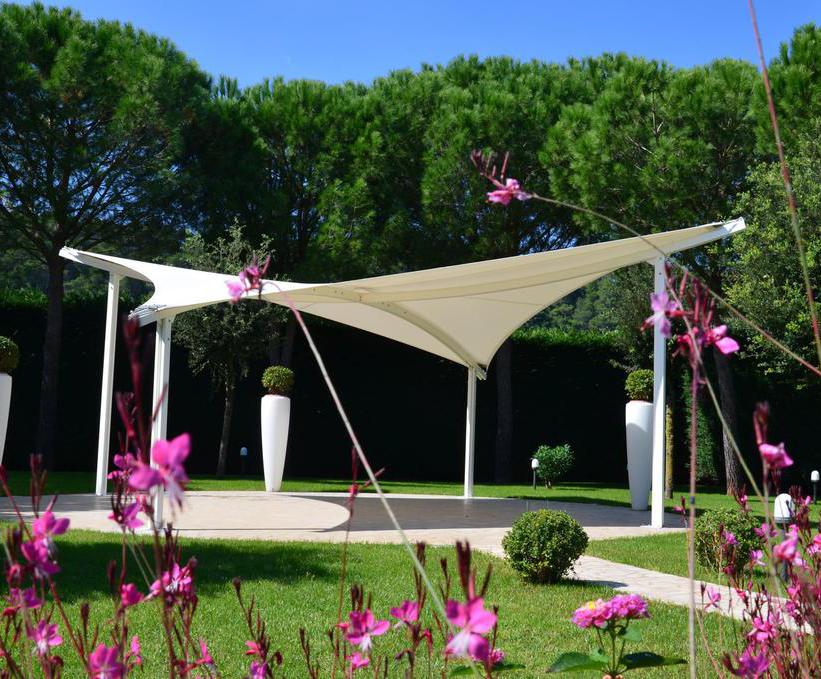 Vela Shade Sail garden veranda Zenith Canopy Structures ESI