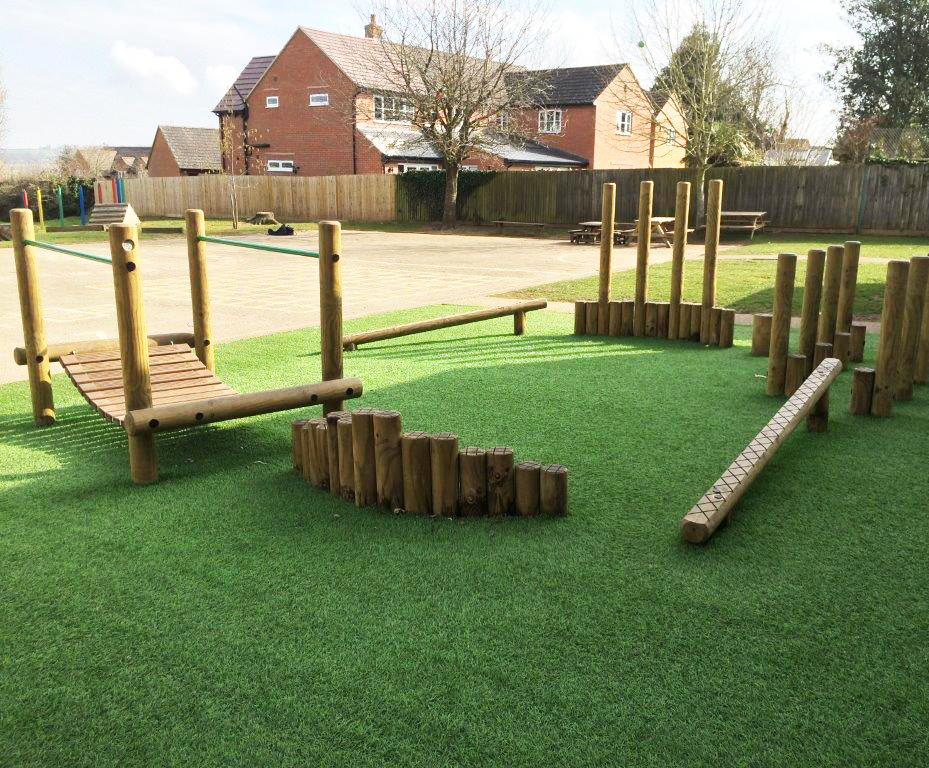 Timber Activity Trail Safe & Sound Playgrounds ESI External Works