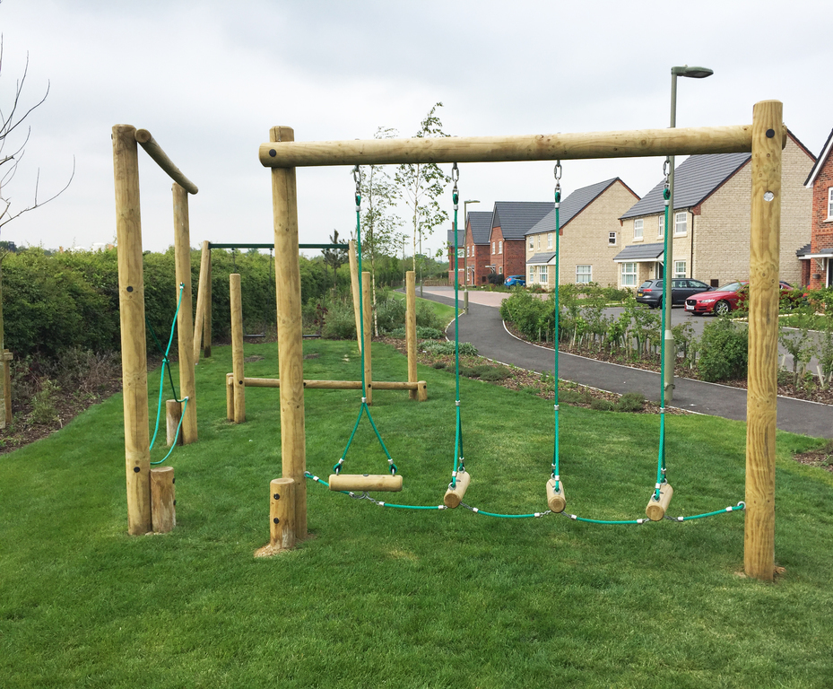 Timber Activity Trail Safe & Sound Playgrounds ESI External Works