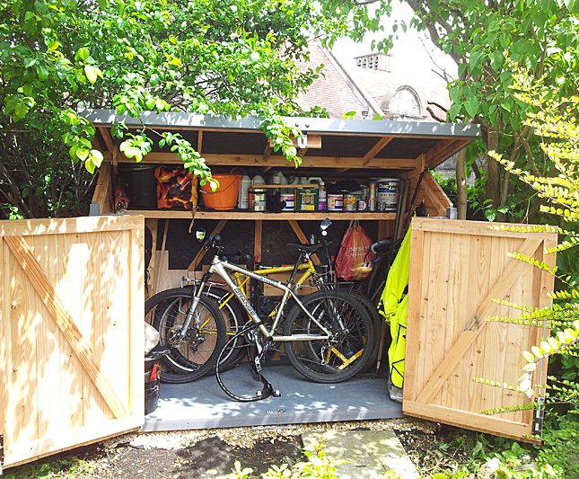 Spokeshed 5 secure solid FSC timber bike shed (5 bikes) | The Bike Shed ...