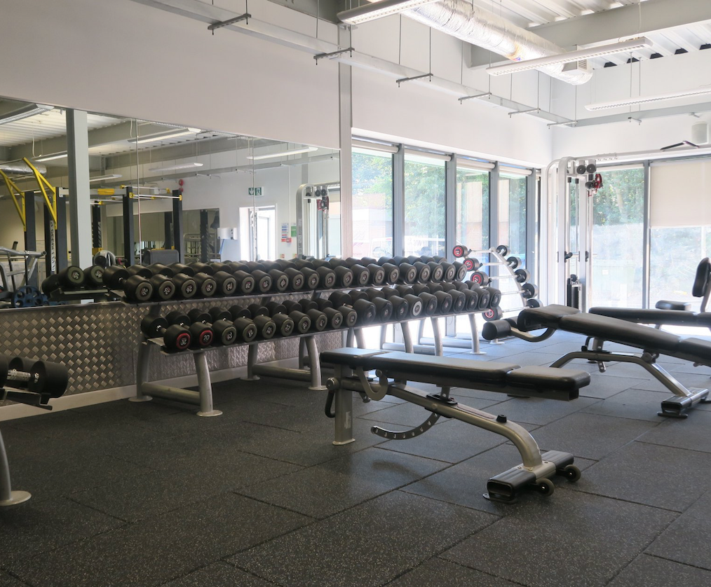 Duallayered flooring system for new gym floor TVS Gym Flooring ESI