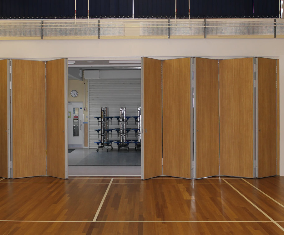 Kudos sliding folding partitions Moving Designs ESI Building Design