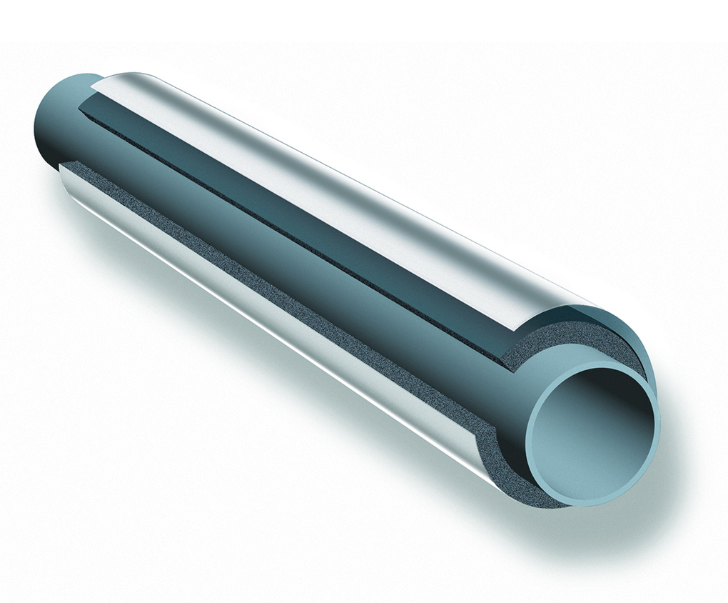 KFLEX AL CLAD elastomeric jacket insulation with foil KFLEX ESI