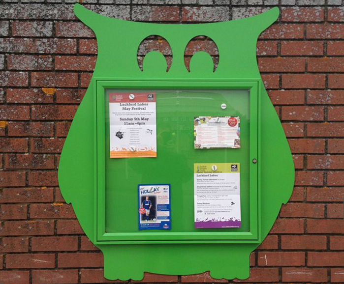 Novelty shaped external notice boards Notice Board Company ESI