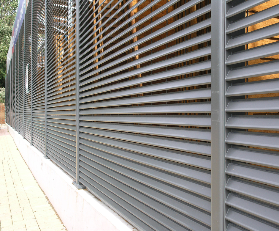 Bin stores and fencing at retail park Lang+Fulton ESI External Works