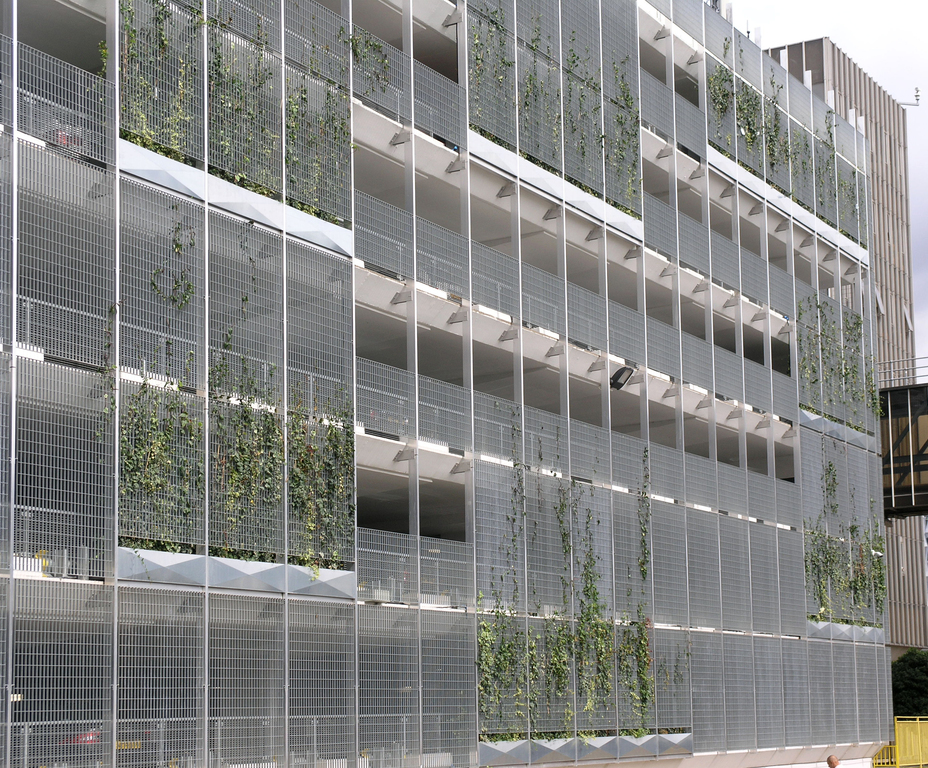 Green wall cladding to MSCP, New Covent Garden | Lang+Fulton | ESI ...