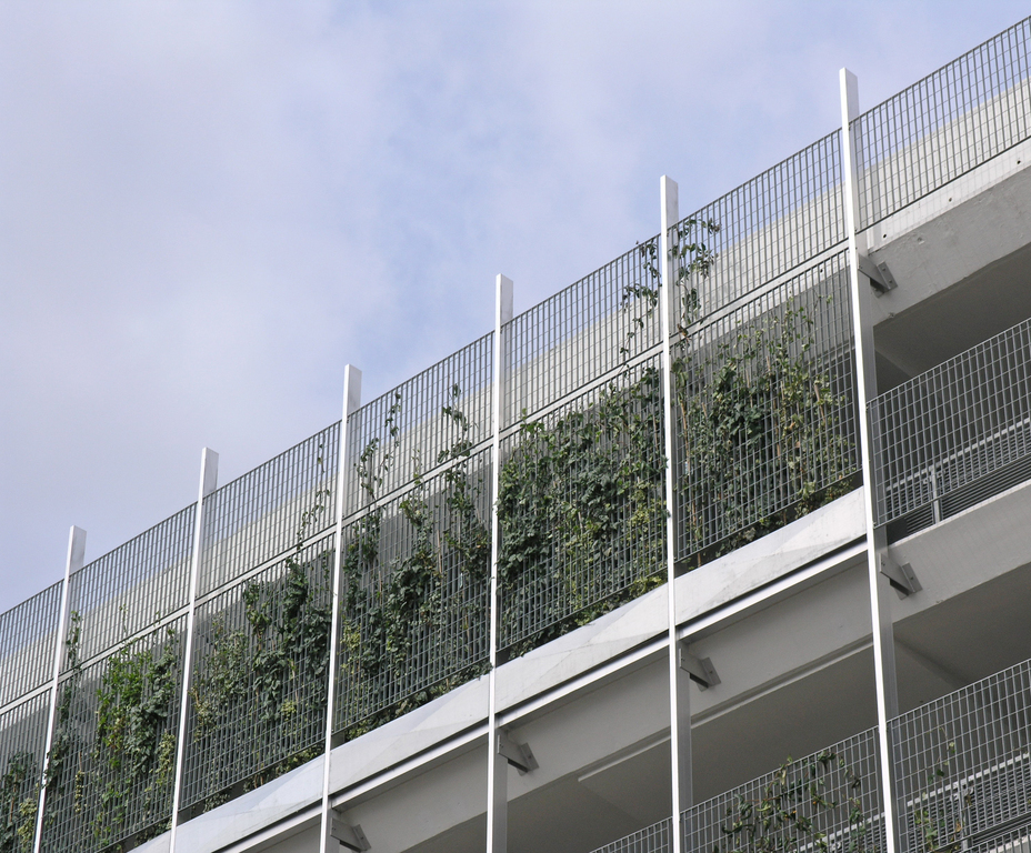 Green wall cladding to MSCP, New Covent Garden | Lang+Fulton | ESI ...