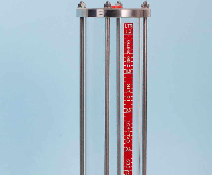 Calipot series calibration vessels for dosing pumps Prochem Services