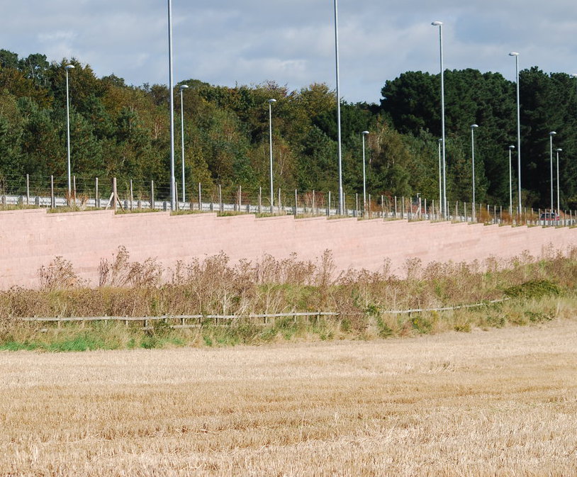 Keystone retaining walls Anderton Concrete Products ESI External Works