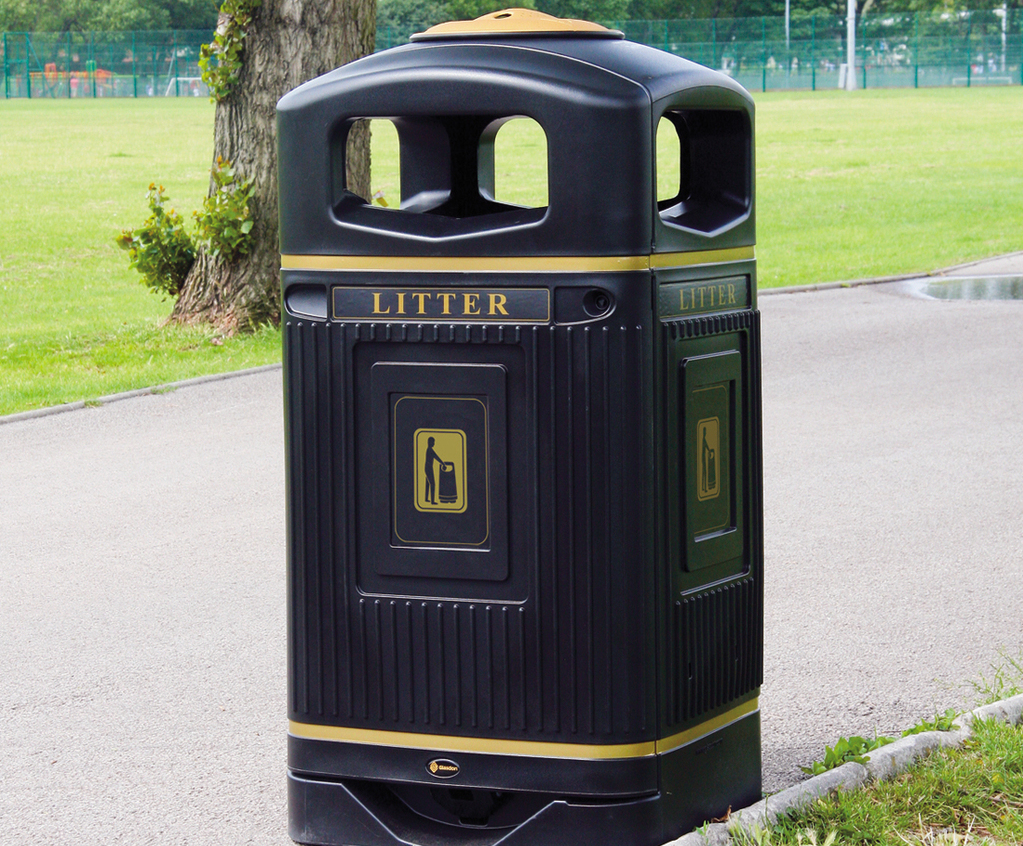 Glasdon Jubilee™ 110 litre litter bin Glasdon UK ESI External Works