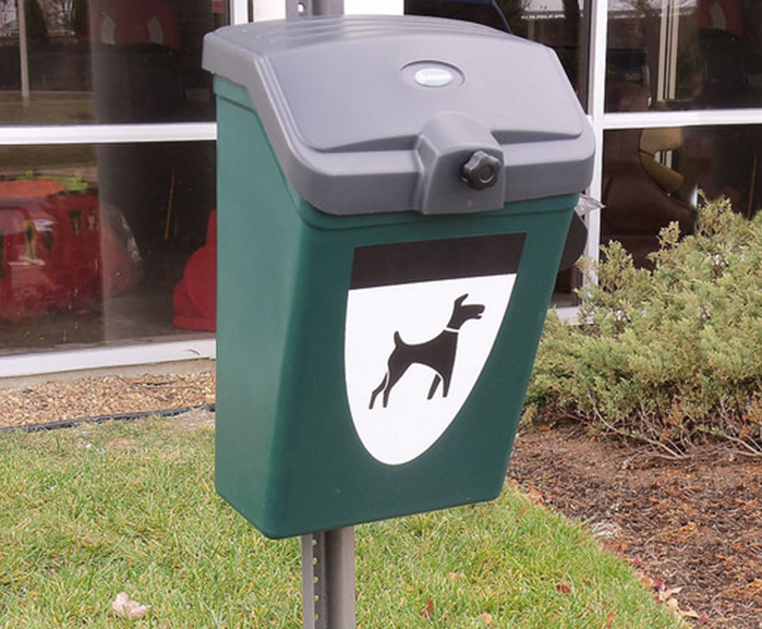 Fido 25™ dog waste bin Glasdon UK Ltd ESI External Works