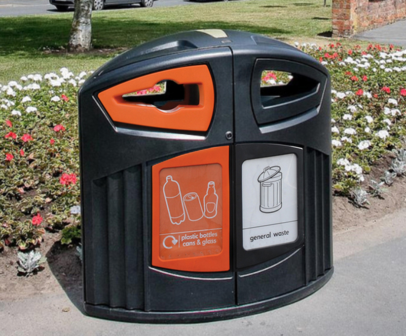 Nexus® 200 plastic bottle/can recycling unit Glasdon UK ESI