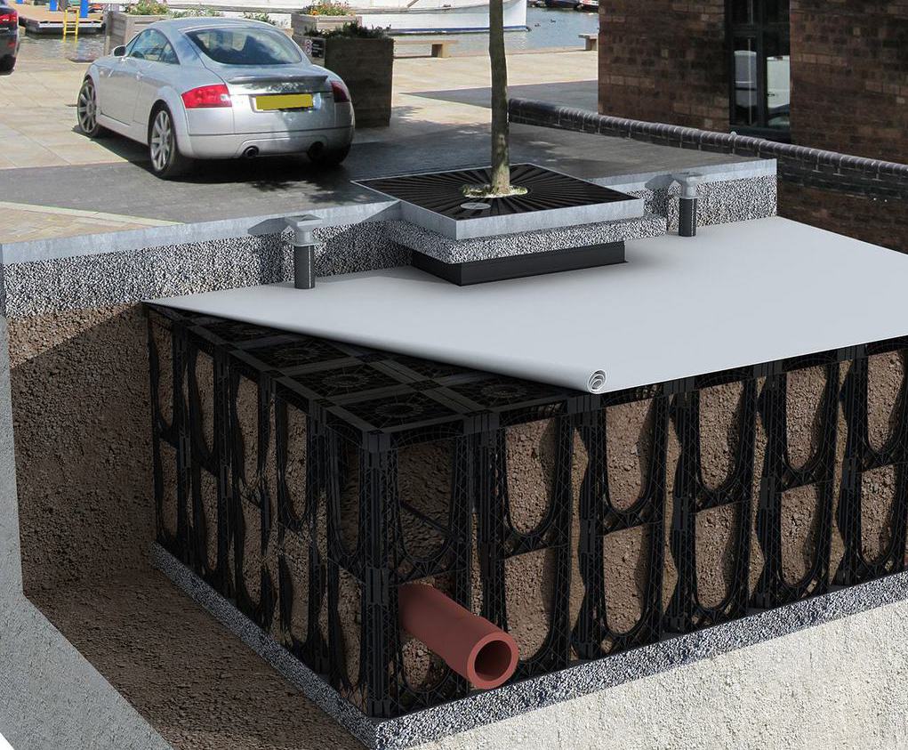 RootSpace® 600 soil support system for urban trees GreenBlue Urban