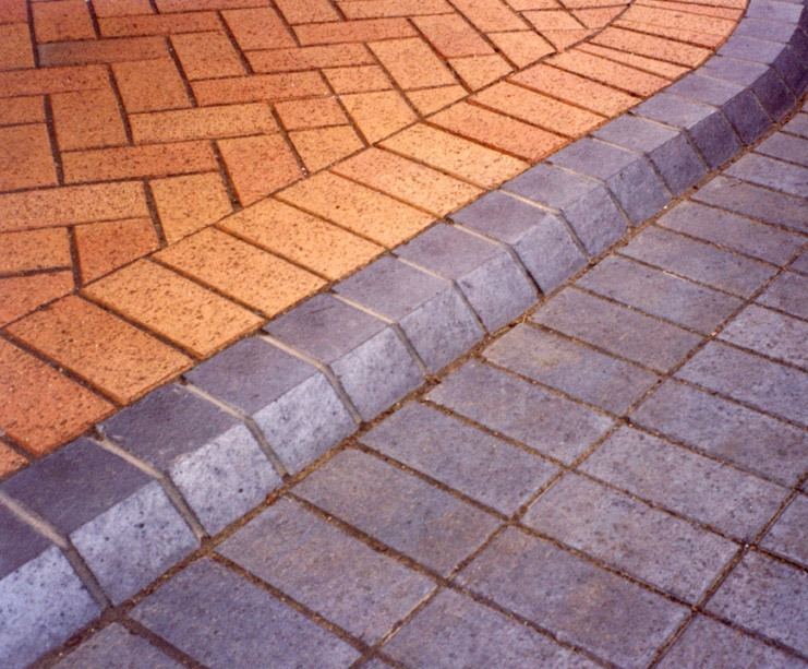 Clay paver kerb units Ketley Brick Company ESI External Works