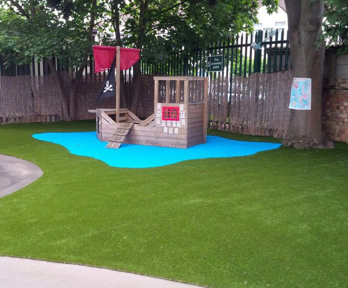From school waste ground to artificial grass playground