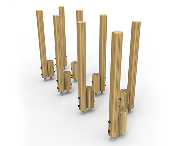 Stretch Posts - low-level timber play trail | M&M Timber | ESI External ...