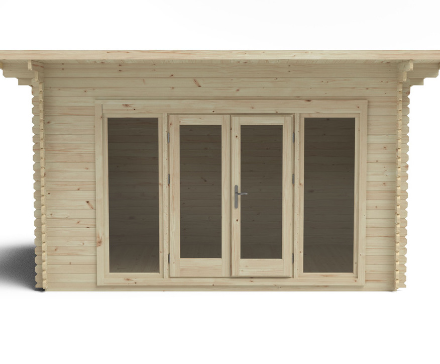 Melbury Log Cabin - 4m x 3m | M&M Timber | ESI External Works