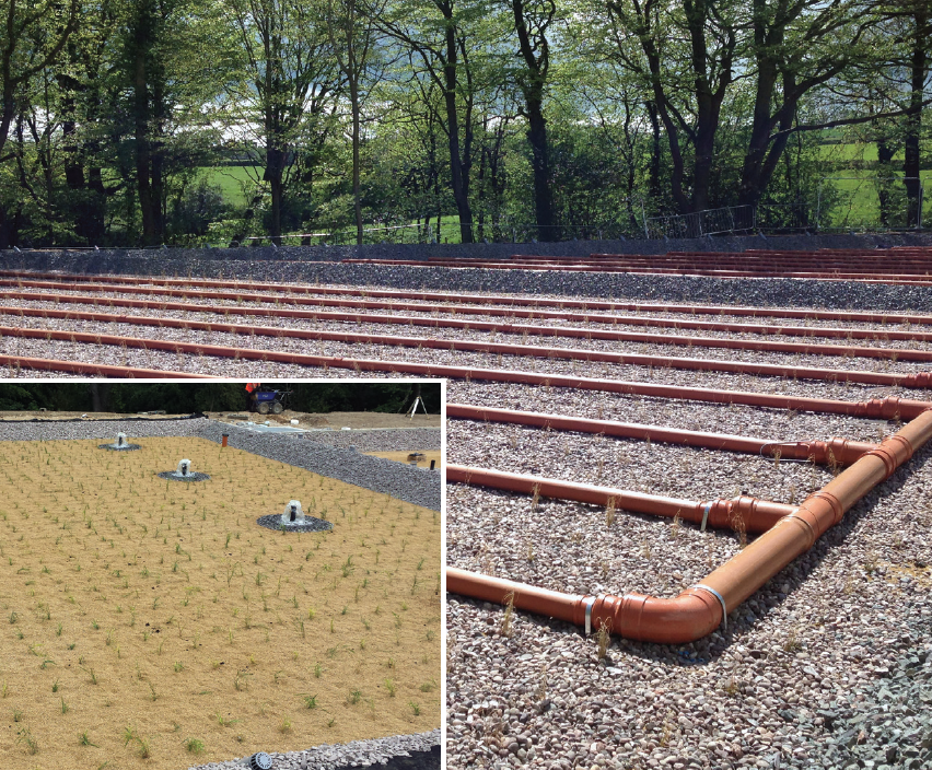 Vertical reedbed system for municipal sewage treatment ARM Ltd ESI