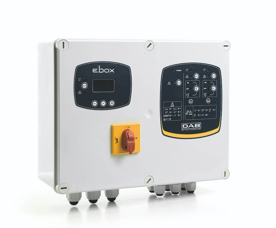 DAB E.Box Sewage Pump Control Panel Newton Waterproofing ESI