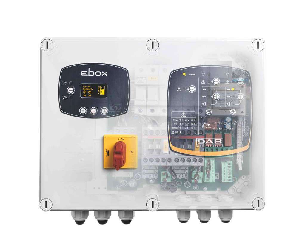 DAB E.Box Sewage Pump Control Panel Newton Waterproofing ESI
