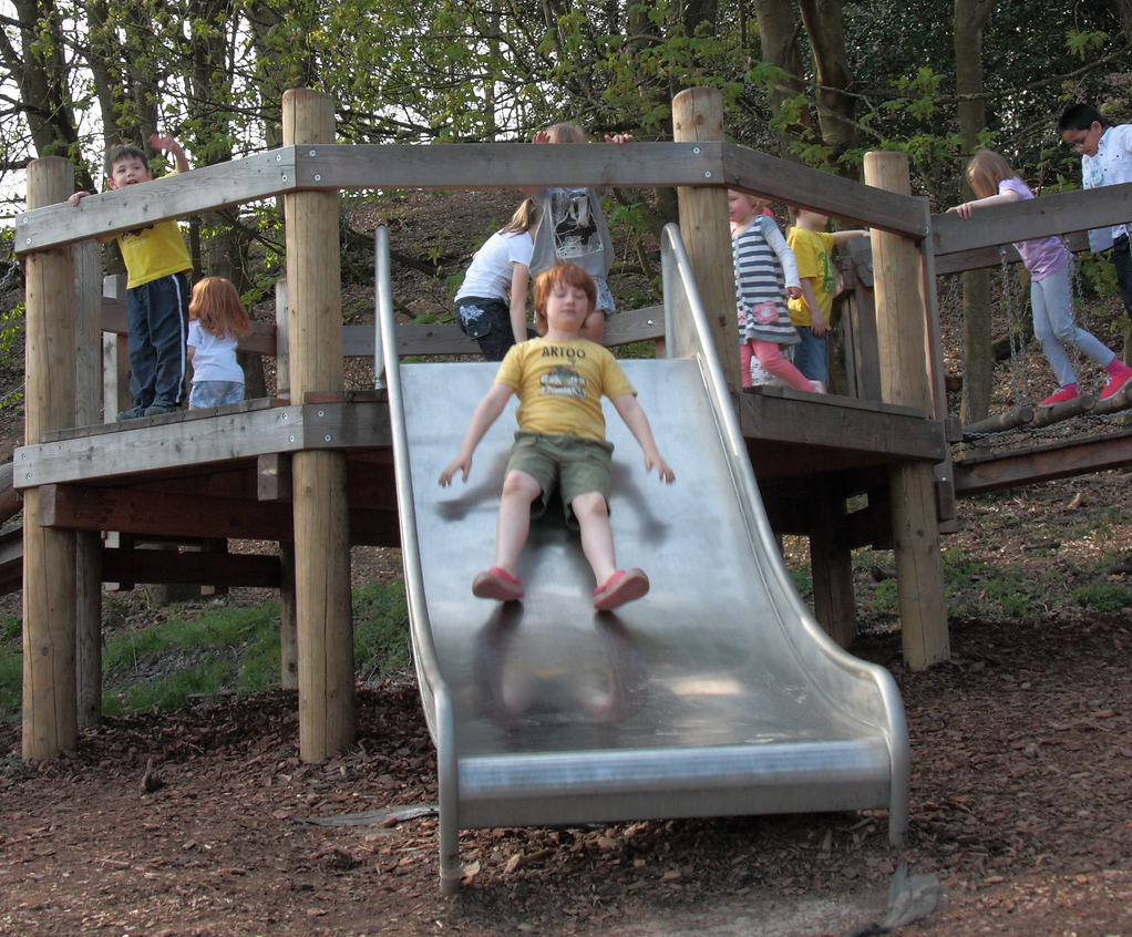 Stainless steel slides width 1.01.5m Timberplay ESI External Works