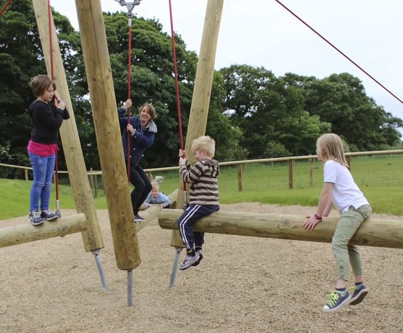 Adventure playground for Yorkshire Wildlife Park Timberplay ESI