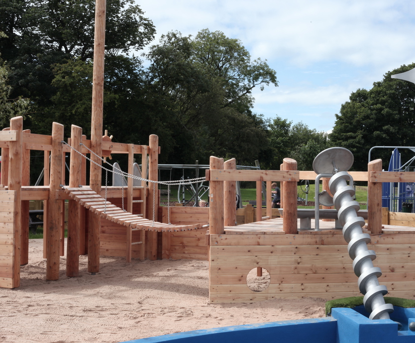 Sand and water play area - Lytham Park View | Timberplay | ESI External ...