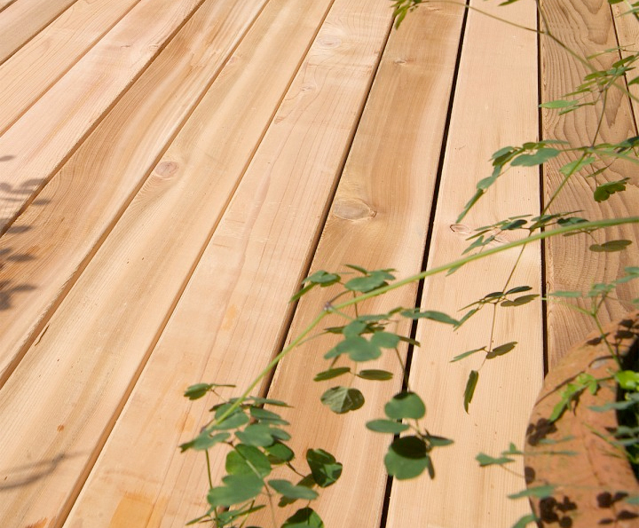 Cascadia Western Red Cedar decking Silva Timber ESI External Works