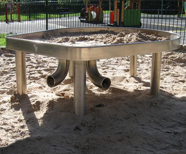 metal sand and water table