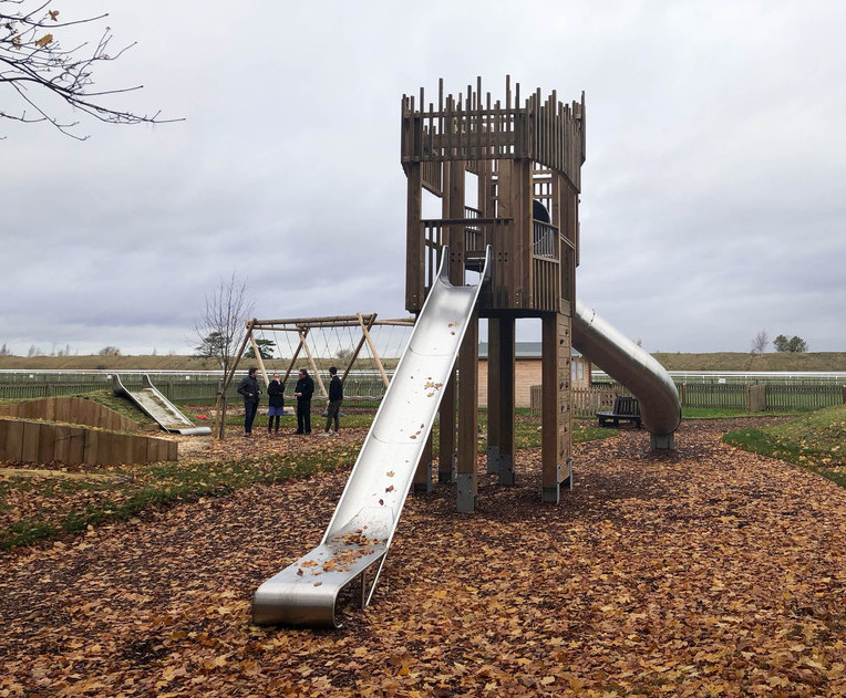 play structure slide