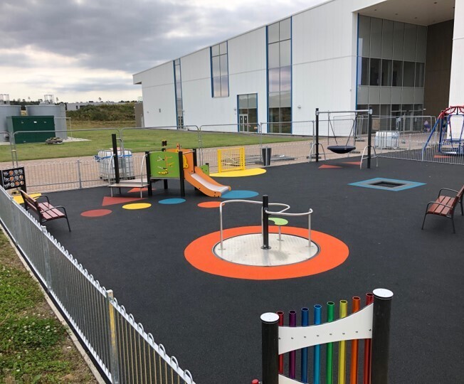 Elgin’s sports centre gets new inclusive play area Proludic Play