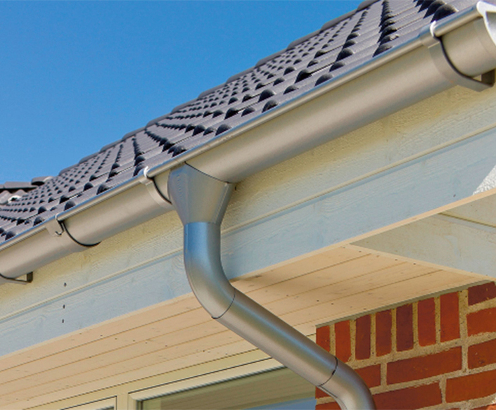 Rainline half-round roof drainage system | Lindab | ESI Building Design