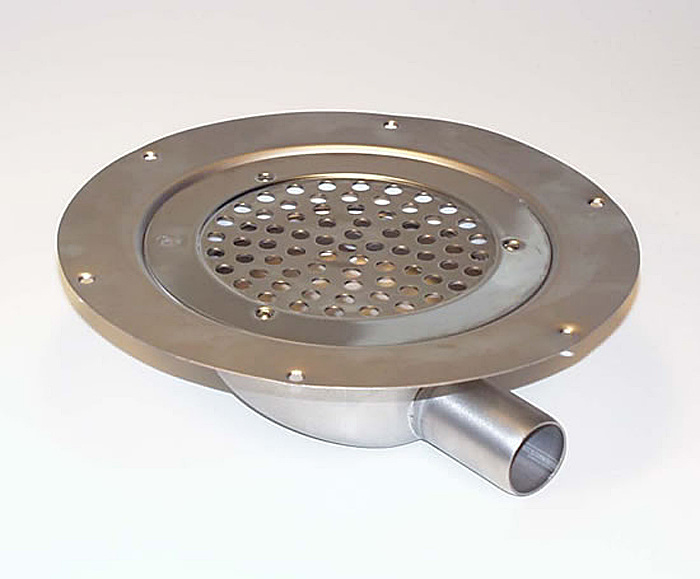 Light duty 281 drain, flexible floors, horizontal outlet BLUCHER UK