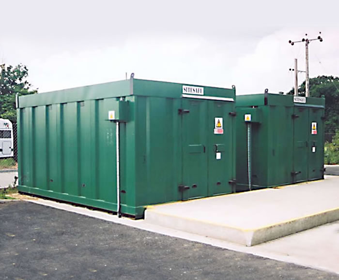 Chemsafe hazardous chemical storage units Cleveland Sitesafe ESI Building Services