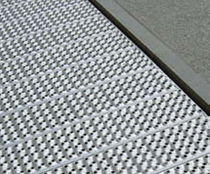 Type O5M heelproof stair treads Elefant Gratings ESI Building Design