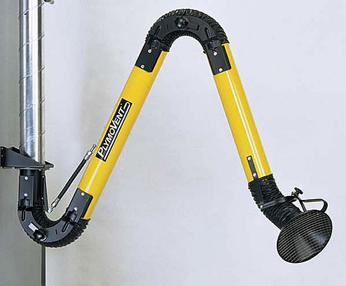 MiniMan100 fully flexible extraction arm Plymovent ESI Building