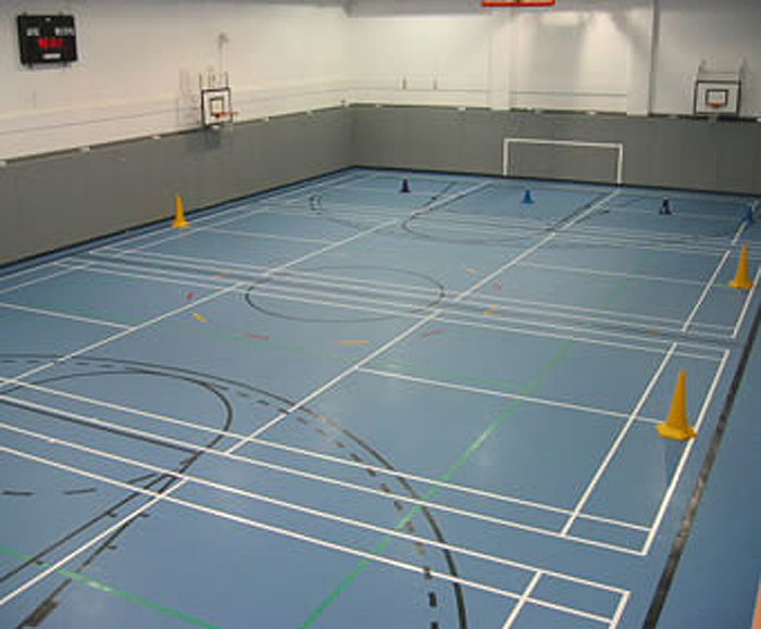 Indoor Sports Hall Line Marking Services Sportsmark Group Esi